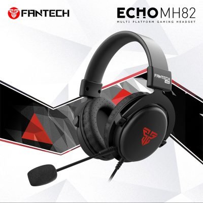 Experience immersive sound with the Fantech MH82 Echo Gaming Headset. Featuring comfortable ear cushions, adjustable mic, and multi-platform compatibility for PC,