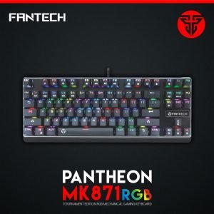 The Fantech Maxfit61 Mk857 is a super cool and compact mechanical keyboard made for gamers and anyone who loves typing. It's a 60% keyboard, meaning it’s smaller than regular keyboards, making it easy to carry and freeing up space on your desk. Key Features Size and Layout: This is a 60% keyboard, which means it has fewer keys than a full-sized keyboard. It doesn’t have the number pad, function keys, or arrow keys. This makes it much smaller and easier to handle. Mechanical Switches: The keyboard uses mechanical switches, which are the parts under the keys that register each press. Mechanical switches are known for being durable and responsive. The Maxfit61 Mk857 comes with black or red switches. Black switches are firm and need more force to press, making them great for fast typing and gaming. Red switches are lighter and smoother, perfect for quick key presses and quieter typing. RGB Lighting: The keyboard has RGB lighting, which means it can display many different colors and patterns. You can customize the lights to match your gaming setup or just enjoy the cool effects. Durable Build: The Fantech Maxfit61 Mk857 is built to last. It’s made from strong materials that can handle heavy use. The keys are also designed to last a long time, so you won’t have to worry about them wearing out quickly. Benefits Compact and Portable: Its small size makes it easy to carry around and saves space on your desk. This is perfect for gamers who travel or have limited desk space. Customizable Lighting: The RGB lighting lets you personalize your keyboard with different colors and effects, making your gaming setup look awesome. Better Gaming Performance: With the choice of black or red switches, you can pick the one that fits your gaming style. Both types provide quick and responsive key presses, helping you perform better in games. Easy to Use Just plug the keyboard into your computer’s USB port, and it’s ready to use. You don’t need any extra software to enjoy the RGB lights and fast key presses. Why Choose Fantech Maxfit61 Mk857? It’s a great choice if you want a durable, compact, and stylish keyboard that improves your gaming experience with customizable lights and responsive keys. Summary The Fantech Maxfit61 Mk857 RGB Mechanical Keyboard is perfect for gamers and anyone who wants a high-quality, compact keyboard. With its 60% size, customizable RGB lighting, and choice of black or red switches, it offers both style and performance. Enjoy better gaming and typing with the Fantech Maxfit61 Mk857!