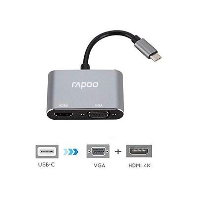 Rapoo-XD10V-USB-C-Multi-Function-Adapter-2-in-1-1