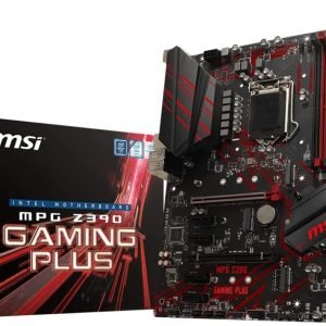 MSI MPG Z390 Gaming Plus LGA1151 (Intel 8th and 9th Gen) M.2 USB 3.1 Gen 2 DDR4 HDMI DVI CFX ATX Z390 Motherboard