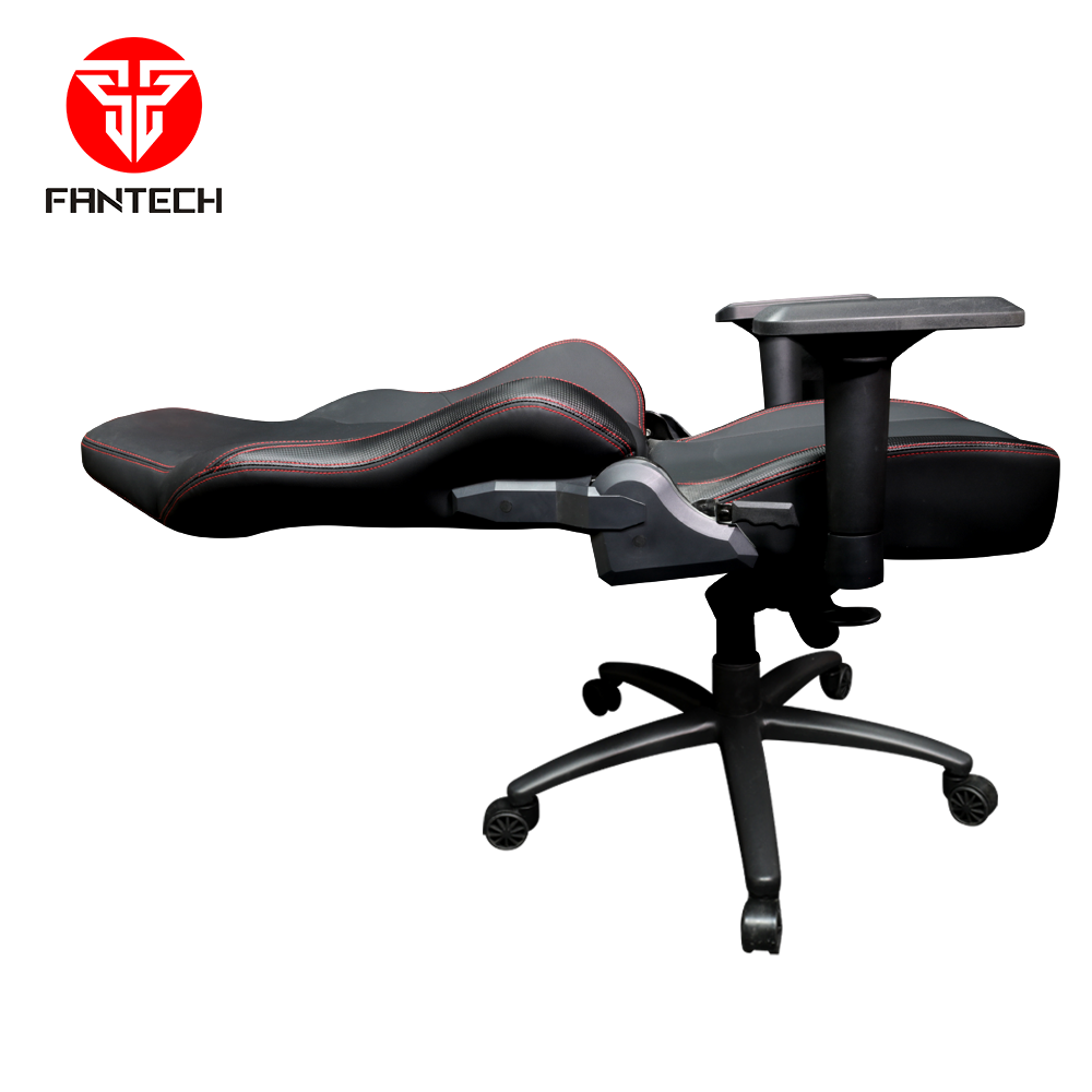 The Fantech Alpha GC-183 Gaming Chair offers ergonomic support with adjustable height, reclining backrest, and armrests. It features soft padding, a headrest, and lumbar support for comfort. Built with durable materials and rolling wheels, it’s perfect for long gaming sessions and easy movement.