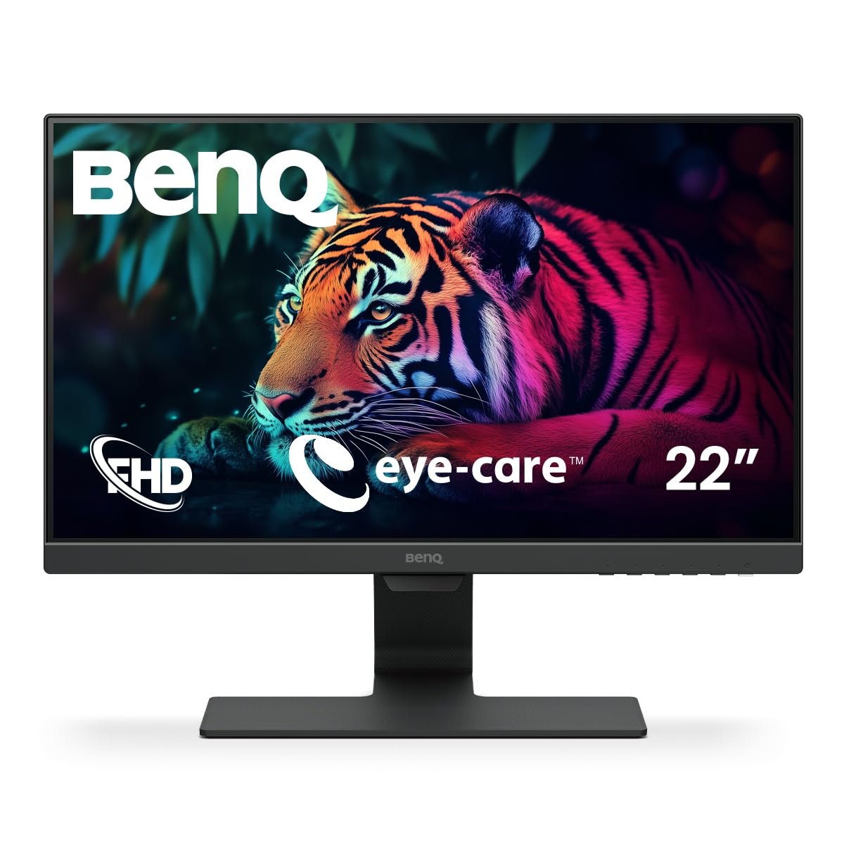 Benq GW2283 Monitor Eye-care, Borderless, 21.5" IPS Panel, Full HD (1920*1080), 60Hz, with VGA, HDMI X 2, Head phone Jack, Speaker 1W X 2, Contrast Ratio 1k:1, 12M:1,