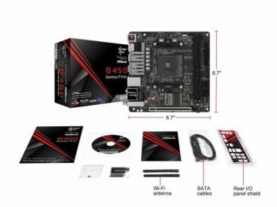 ASRock B450 Gaming ITX AC Mini ITX Motherboard with Wi-Fi