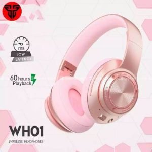 The Fantech WH01 Sakura Edition Wireless Headphones deliver a comfortable, stylish, and feature-rich audio experience, with Bluetooth, noise-cancelling.