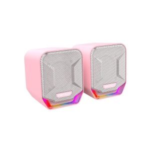 Immerse yourself in stunning audio with the Fantech Sonar GS202 Portable Speaker Sakura Edition. Powerful 10W drivers, vibrant RGB floral lighting, and up to 8 hrs of wireless playtime deliver a captivating, high-quality audio experience for music, movies, and gaming on-the-go.