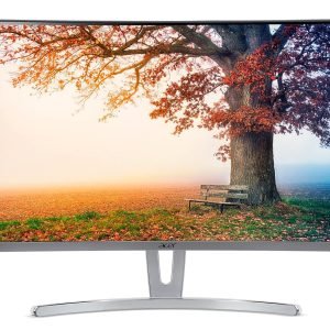 Gamer enjoying smooth gameplay on an Acer ED273 curved gaming monitor in Nepal.