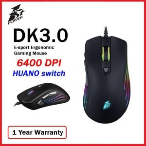 1stPlayer DK3.0 6400DPI HUANO Switch E-sport Gaming Mouse in Nepal