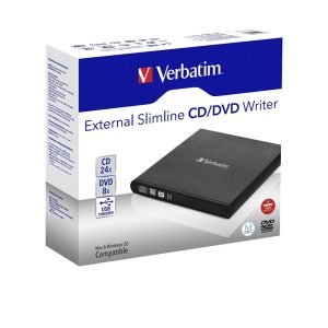 verbatim 98938 V. External Slimline Mobile CD/DVD Writer USB2.0