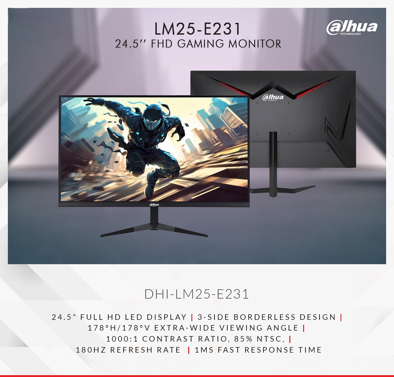 25″ FHD Dahua Gaming Monitor | DHI-LM25-E231