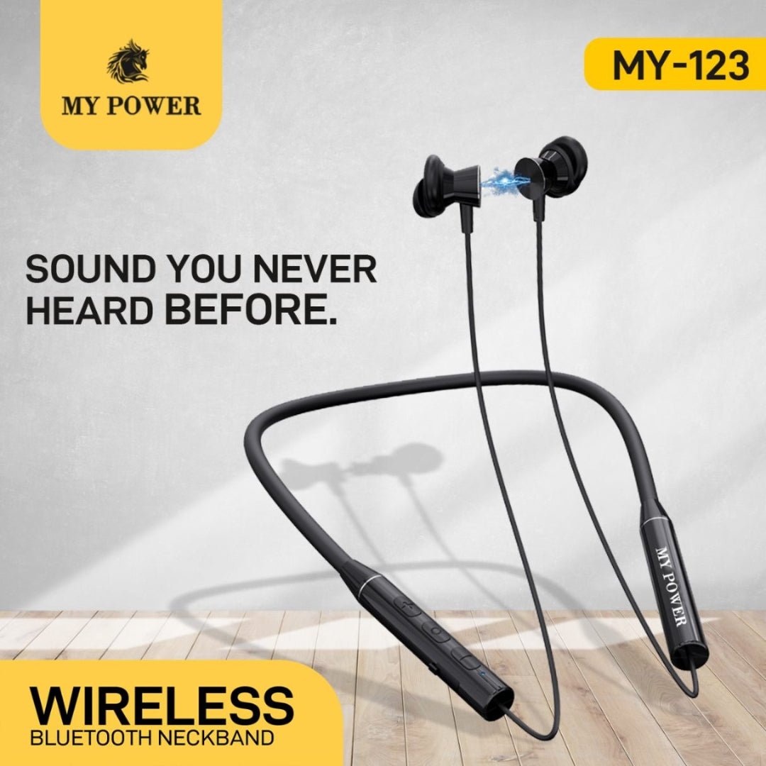 Neckband My Power MY 123 Bluetooth Earphone