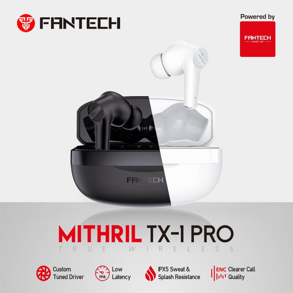 Mithril TX1 Pro Earphones - Black / White