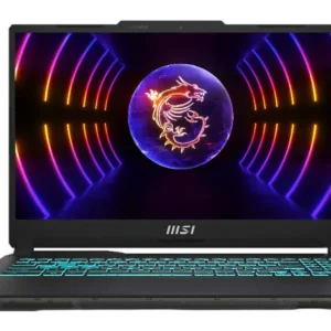 Msi Cyborg 15 A13UDX 13th Gen Intel® Core™ i7-13620H (Up to 4.9GHz, 10 Cores, 16 Threads, 24MB Cache) Windows 11 Home 15.6" FHD , 144Hz, IPS-Level NVIDIA® GeForce RTX™ 3050 Laptop GPU 6GB GDDR6 96-bit. Up to 990MHz Boost Clock 45W Maximum Graphics Power with Dynamic Boost. *May vary by scenario 16GB 5200MHz ( 2 Slots - Max 64GB) 512GB M.2 SSD slot (NVMe PCIe Gen4) Kensington Lock HD type (30fps@720p) Single Blue Backlit Keyboard Gb LAN 802.11 ax Wi-Fi 6 + Bluetooth v5.2 2x 2W Speaker 1x Mic-in/Headphone-out Combo Jack 1x Type-C (USB3.2 Gen1 / DP) 2x Type-A USB3.2 Gen1 1x HDMI™ 2.1 (4K @ 60Hz) 1x RJ45