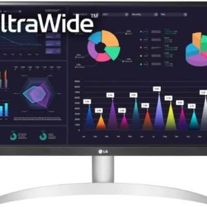 LG UltraWide, 29WQ600, 29-Inch Monitor, IPS Panel, WFHD, 2560x1080 Resolution, 100Hz Refresh Rate, 1ms Response Time, HDR10, 250 nits Brightness, Built-in Speakers, 2 x 7W Speakers, DisplayPort, HDMI Connectivity, UltraWide Screen, Multitasking Monitor, Smooth Motion, Gaming Monitor, Productivity Monitor, Wide Full HD, Clear Viewing Angles