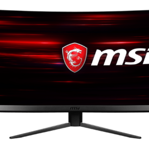 MSI MAG241C 24" FHD VA Panel, Curved Gaming Monitor (1500R) – 144Hz Refresh Rate.(Tilt Only, 100x100 Vesa) 1ms response time True colors – DCI-P3 90% & sRGB 115%. AMD FreeSync™ Premium Technology, Anti-Flicker and Less Blue Light – game even longer and prevent eye strain and fatique. Frameless design – Ultimate gameplay experience. 178° wide view angle, 2x USB 2.0 1x DP, 1x HDMI, 1x USB 2.0 Type B (PC to Monitor), Brightness: 300 nits, 3000: 1 Contrast Ratio