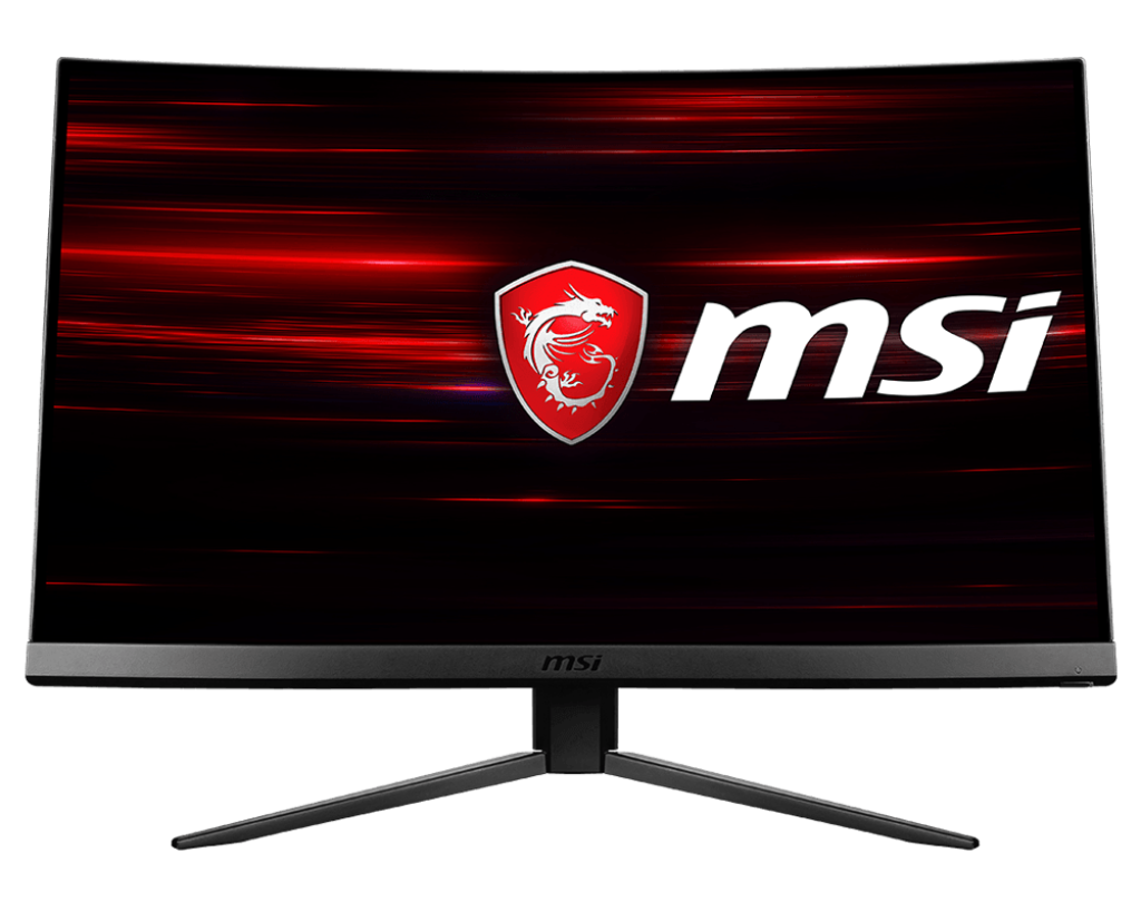 MSI MAG241C 24" FHD VA Panel, Curved Gaming Monitor (1500R) – 144Hz Refresh Rate.(Tilt Only, 100x100 Vesa) 1ms response time True colors – DCI-P3 90% & sRGB 115%. AMD FreeSync™ Premium Technology, Anti-Flicker and Less Blue Light – game even longer and prevent eye strain and fatique. Frameless design – Ultimate gameplay experience. 178° wide view angle, 2x USB 2.0 1x DP, 1x HDMI, 1x USB 2.0 Type B (PC to Monitor), Brightness: 300 nits, 3000: 1 Contrast Ratio